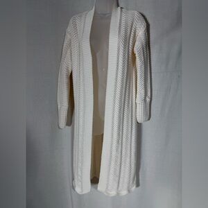 Truth Ivory Open-Front Cardigan